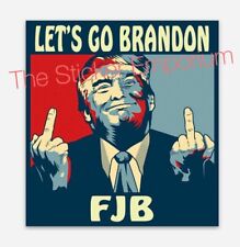 Let's go Brandon Sticker FJB Anti Joe Biden Sticker Waterproof Car Trump Decal picture