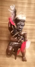 Baron Samedi Voodoo Doll, Antique African Voodoo Totem Statue, historical Item picture