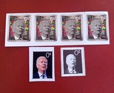 💥6 PCS Joe Biden MIXED High-quality Stamps “Zero Cent” Stickers💥 2023 picture