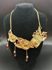 Euro Disney  Beauty and the Beast Gold Necklace picture