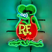 Rat Fink Rat Rod RF Neon Sign Light Lamp With HD Vivid Printing Technology 19x15 picture