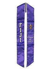 Phi Gamma Delta FIJI Class of 2024 Graduation Stole Sash picture