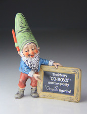 Vintage Goebel Co-Boy Gnome The Merry Co-Boy Sign 1971 Advertising Plaque Sign picture