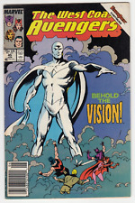 The West Coast Avengers #45 Newsstand Marvel Comics 1st app White Vision Quest picture