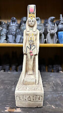 Rare Statue Egyptian Queen Isis and Osiris from Ancient Egyptian Antiquities BC picture