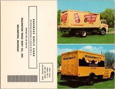 c1960s MILLINGTON TRUCK BODY Advertising / Folding Postcard Refrigerated Trucks picture