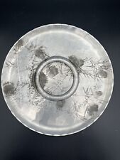 Vintage Wendell August Forge Thistle Plate Handmade For James M. Dolan picture