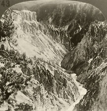 Keystone Stereoview Grand Canyon of YNP From Yellowstone 50 Card Set 1930's #Y43 picture