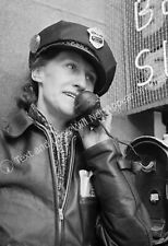 1942 Female Cab Driver Using a Phone Vintage Old Photo 13