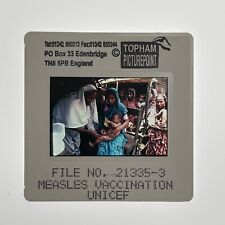 Measles Vaccination by UNICEF in India￼ S20820 Vintage 35mm Slide SD09 picture