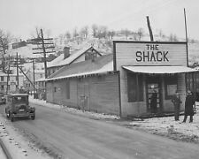 8x10 Black & White Art Print 1936 The Shack Center  Scott's Run, West Virginia picture