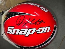 Vtg  Snap-On Tools Autographed Doug Herbert Helmet Radio New In Box-Rare Signed picture