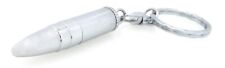Bullet Lighter - Fire Torch Oil Keychain Vintage Lighter - Silver-Tone ~#0158 picture