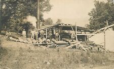 Postcard RPPC New York Bainbridge Sawmill Logging Lumber 1910 23*-3720 picture