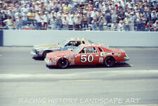 1979 8X10 PHOTO CHARLOTTE WORLD 600 #50 BRUCE HILL BUICK #70 J. D McDUFFIE CHEVY picture