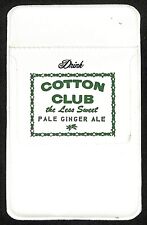 Vintage Plastic Pocket Protector - Cotton Club Pale Ginger Ale VGC picture