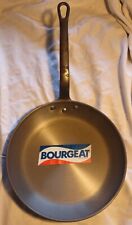 Vtg Bourgeat 24cm - 9 1/2 inch Skillet Cast Iron Handle Fry Pan - Never Used picture