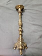 Tall Brass Italian Candlestick Candlestand Candle Holder, 23-1/2