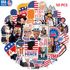50pcs 2024 Donald Trump President personality Stickers Car Bumper/Republican US picture