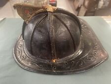 Old Cairns Bros N.J  Firefighters leathe helmet picture