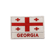 Georgia Country Flag Patch Iron On Patch Sew On Badge Embroidered Patch picture