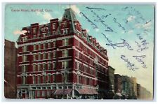 1908 Garde Hotel Building Stores Hartford Broad Brook Connecticut CT Postcard picture