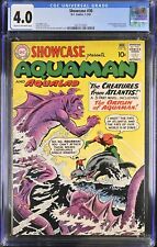 Showcase #30 CGC VG 4.0 Cream To Off White 1st Aquaman Tryout Issue Aqualad  picture