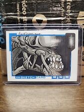 2007 Alien vs. Predator Requiem Sketch Card  #ed 199/294  Mark Dos Santos  picture
