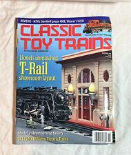 Classic Toy Trains 1998 November Steam service facility T-Rail showroom layout picture