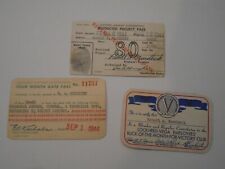 1944 WW2 LOCKHEED MARTIN AIRCRAFT COMPANY EMPLOYEE PASS RESTRICTED/PARKING ETC  picture