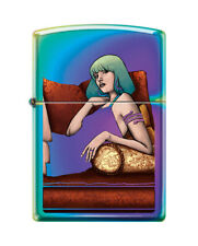 Zippo Woman With Chrome Dress, High Polish Lighter #151-087877-CI403852 picture