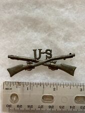 Vintage US Army UNKNOWN Infantry Regiment Collar Insignia Lapel Pin picture