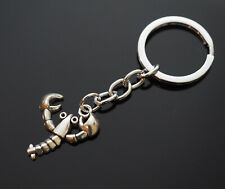 Lobster Crustacean Fishing Sea Ocean Crawfish Key Chain Silver Keychain Toy Gift picture