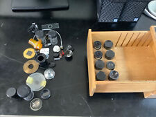 Vintage Microscope Optical Lens Lenses Lot picture