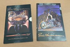 2 Eric Herrmann Art Catalogs Early 2000’s Motorcycle Biker Harley Davidson picture