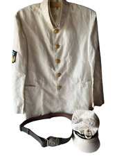 Former Japanese Army Navy Long Sleeve Jacket Hat Belt WW2 IJA T202404Y picture
