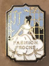 Vintage Enamel 1920 Pin Issued to Authorized Representative of Fashion Frocks picture