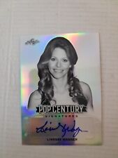 Lindsay Wagner Prism Silver Autograph Card Leaf Pop Century 2019 Bionic Woman picture