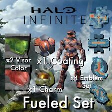 Halo Infinite Fueled Set Dew Visor Charm Coating Emblems-ALL 8 ITEMS You Pick picture
