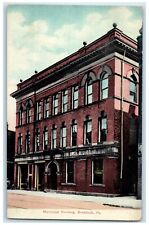 c1910's Municipal Building Scene Street Braddock Pennsylvania PA Postcard picture
