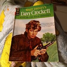 DAVY CROCKETT KING OF THE WILD FRONTIER #1 GOLD KEY FESS PARKER PHOTO COVER 1963 picture
