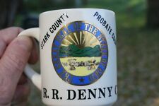 Stark County Ohio Probate Court R R Denny Clunk Judge Coffee Mug Canton Ohio picture