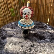 Clown pipe horror movies hand painted art Halloween Pennywise picture