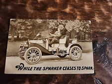 1911 RPPC Real Picture Postcard Auto While The Sparker Ceases To Spark picture