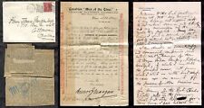 CANADA 1896 Documents Signed by Henry J Morgan & Colin H Livingstone + Cover picture