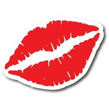 Kiss Mark Luscious Blazing Red Lips Magnet Decal, 6 Inches, Automotive Magnet picture