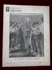 EVA PERON - EVITA Original Mundo Deportivo #224 Magazine Argentina July 1953 picture