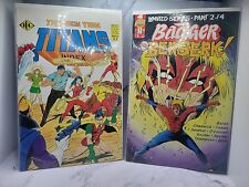Comic Book Lot 2 Pc Teen Titans And Badger Berserk picture