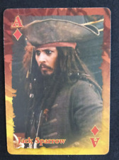 Pirates Of The Caribbean At World's End Playing Card Jack Sparrow Ace Diamonds picture