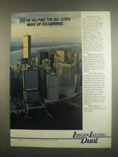 1984 Ciba-Geigy Dual Ad - Helping Big Cities Wake up picture